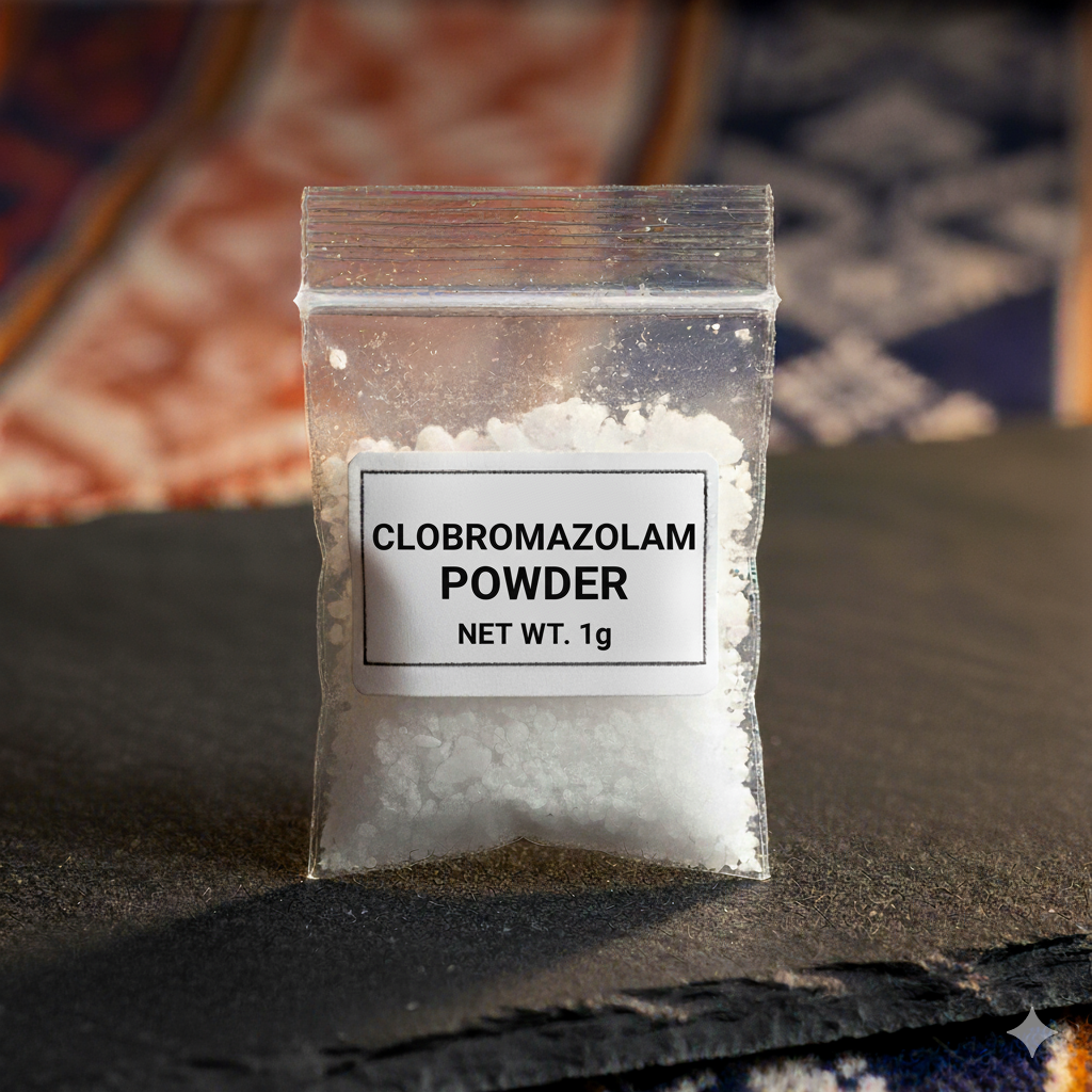 Clobromazolam powder 1 gram