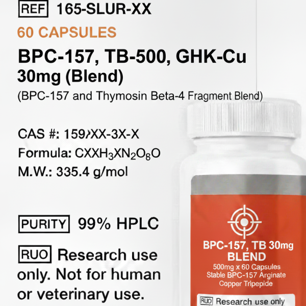 BPC-157, TB-500, GHK-Cu 30mg (Glow Blend)