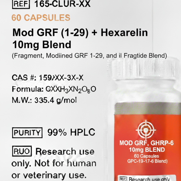 Mod GRF (1-29) + Hexarelin 10mg Blend