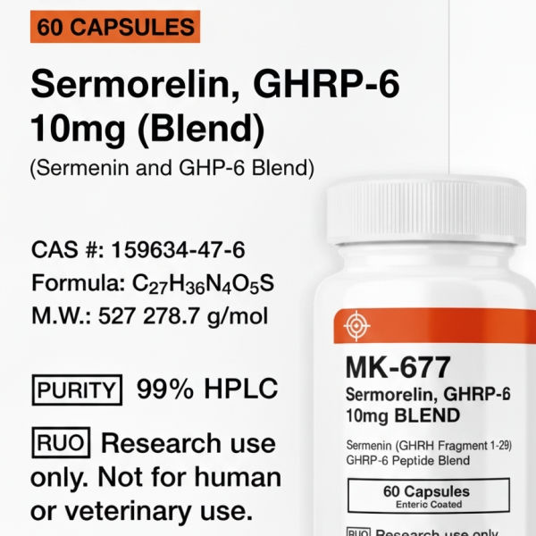 Sermorelin + GHRP-6 10mg (Blend)
